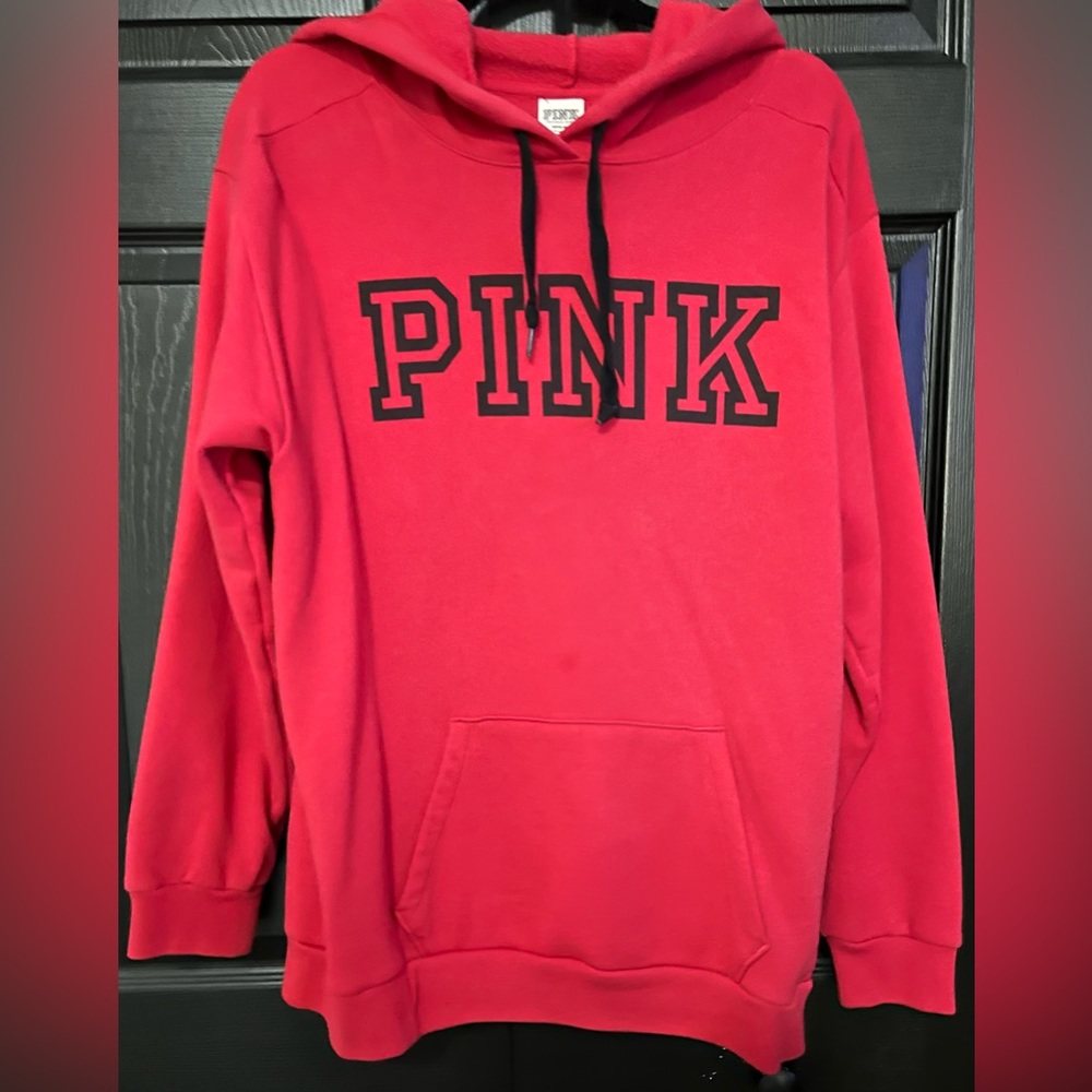 PINK red hoodie